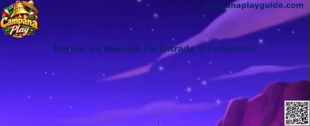 Guía de Campana Play para revisar la bandeja de entrada y verificar recompensas en el inventario digital